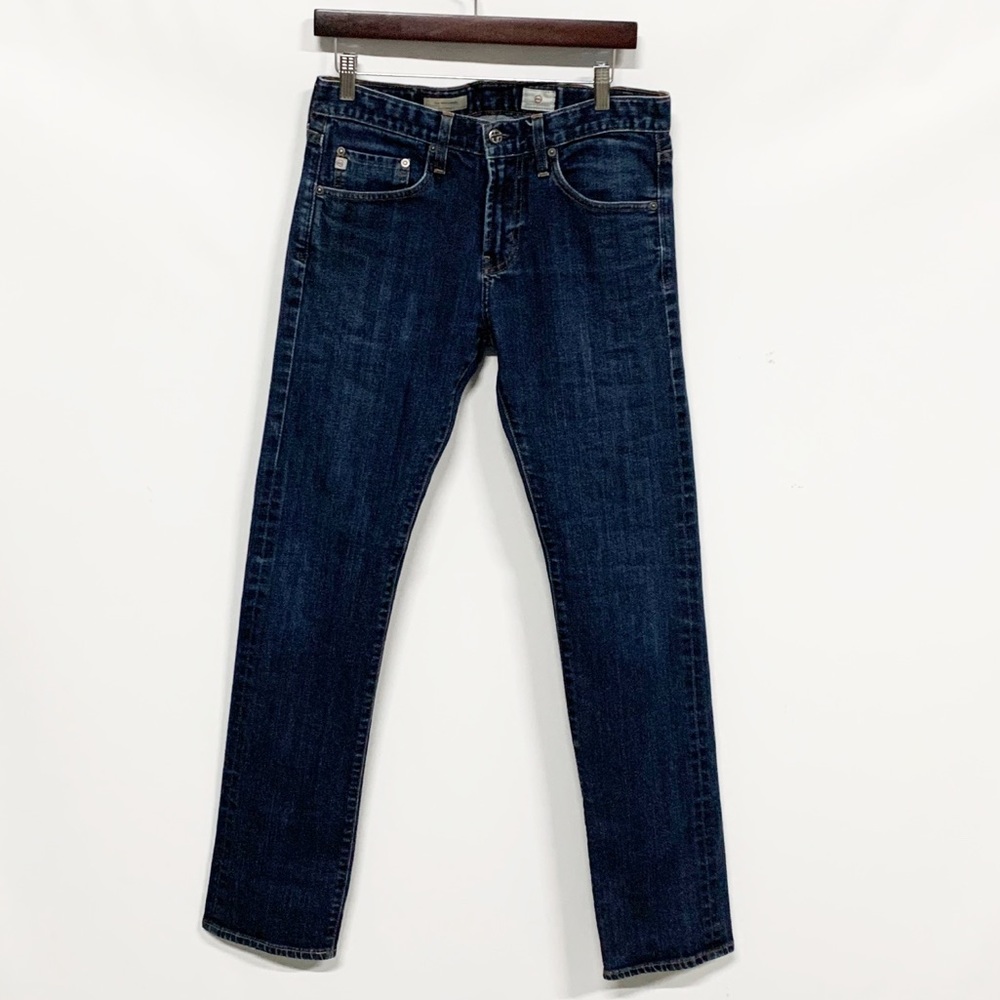 Ag | The Matchbox Slim Straight dark wash jean 31.